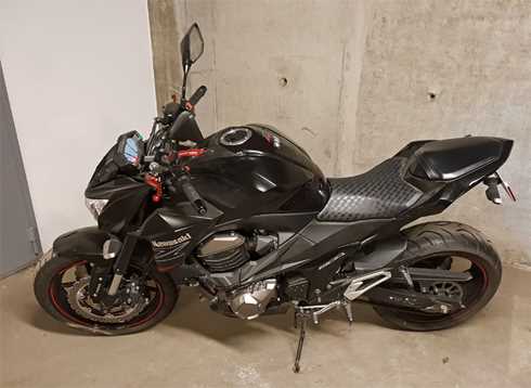 Kawasaki Z800 ABS stulen i Uppsala